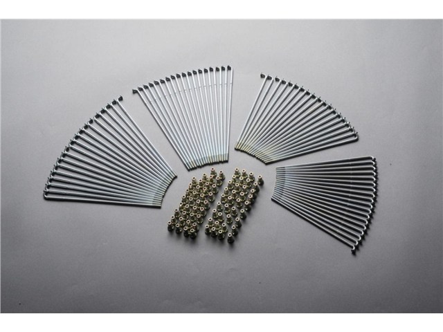 M-TEC中京 エムテック中京 スポーク前後セットユニクロ 純正寸法新規格 CB400F 398/408 MRS-HS-05N