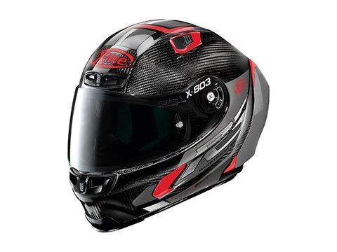 在庫有り DAYTONA デイトナ ノーラン SG規格(MFJ公認) フルフェイスヘルメット Lサイズ(59-60cm) X-lite X-803RS ULTRA CARBON SKYWARPレッド/48 26426