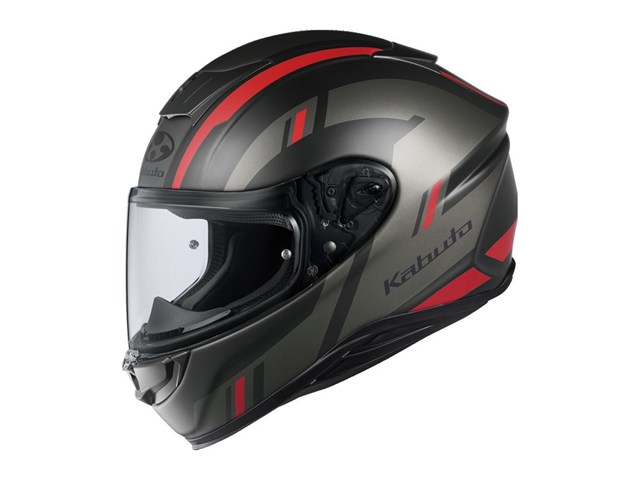 在庫有り OGK オージーケーカブト ヘルメット AEROBLADE6 DYNAフラットブラックレッド Lサイズ(59-60)