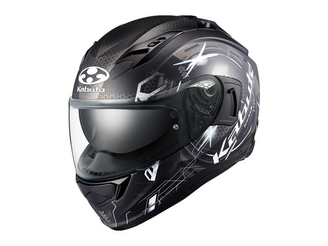 外部倉庫在庫有り OGK オージーケーカブト ヘルメット KAMUI 3 ESTELLAフラットブラックグレー Mサイズ(57-58)|OCC netshop