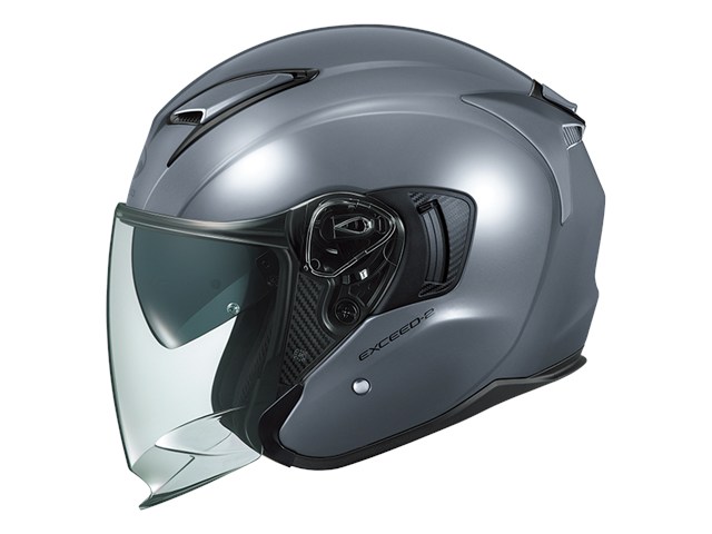 在庫有り OGK オージーケーカブト ヘルメット EXCEED2グレー XLサイズ(61-62)
