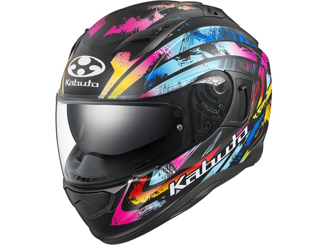 在庫有り OGK オージーケーカブト ヘルメット KAMUI 3 PRISMAフラットマルチカラー XLサイズ(61-62)