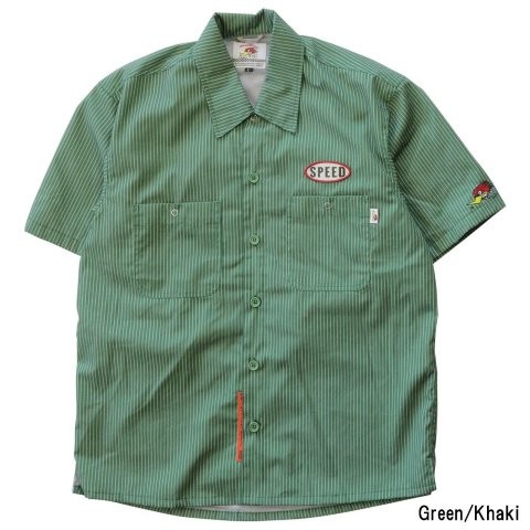 ORION ACE オリオンエース CLAY SMITH muscle DUTY シャツジャケット グリーンカーキ M ジャケット CSY-5054
