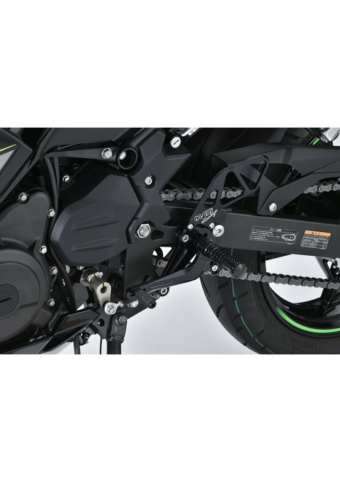 BACK-STEP 4ポジション BLK Ninja400(18-22)(23-) オーヴァー オーバー OVER レーシング 51-722-01B