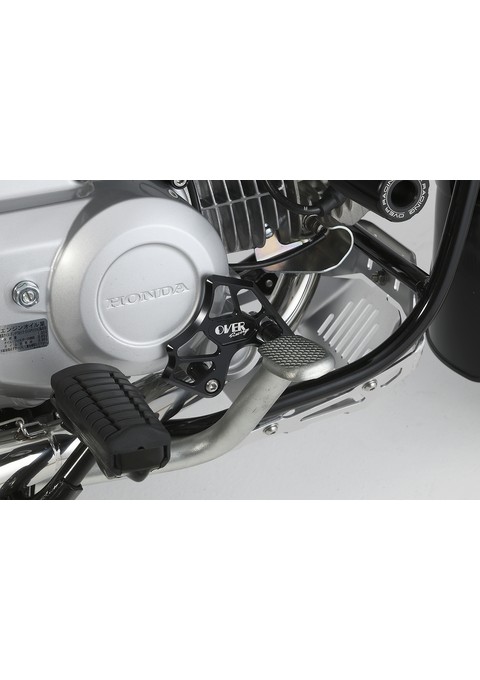 クラッチカバープロテクター BLK クロスカブ110(22-) オーヴァー オーバー OVER レーシング 57-125-11B
