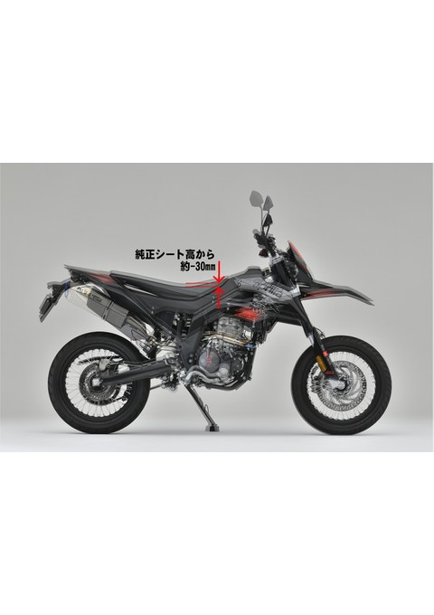 ローダウンキット+オートサイドスタンドキャンセラーKIT SX125/RX125 オーヴァー オーバー OVER レーシング 59-915-04