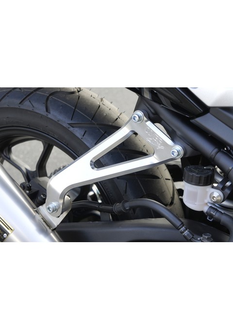 アルミビレット マフラーステー BLK YZF-R25/MT-25 オーヴァー オーバー OVER レーシング 36-35-01B