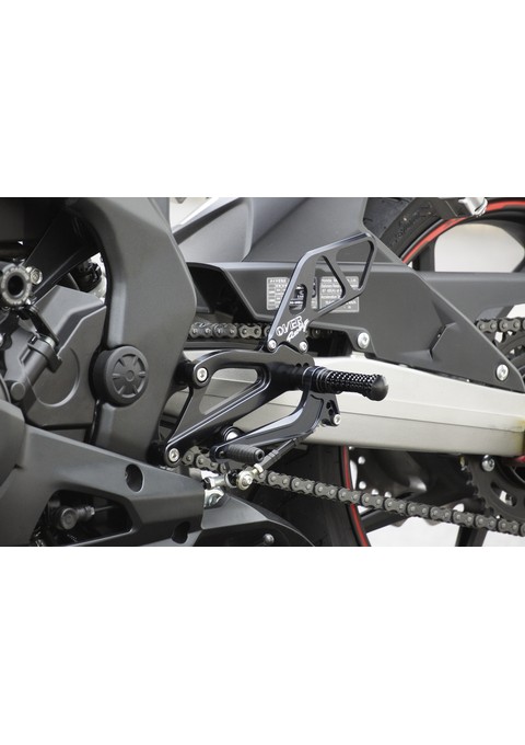 BACK-STEP 4ポジション BLK CBR250RR オーヴァー オーバー OVER レーシング 51-02-01B