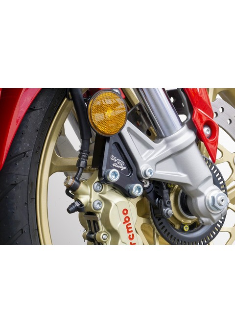 Fキャリパーサポート ブレンボ4P用 BLK CBR250RR ABS オーヴァー オーバー OVER レーシング 83-021-11B|OCC netshop