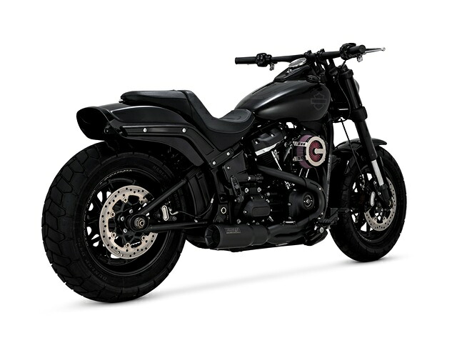 バンスアンドハインズ Hi Output 2-1 SS PCX ハイアウトプット ブラック マフラー Softail 18-22（Fat Boy, Breakout除く） 1800-2578