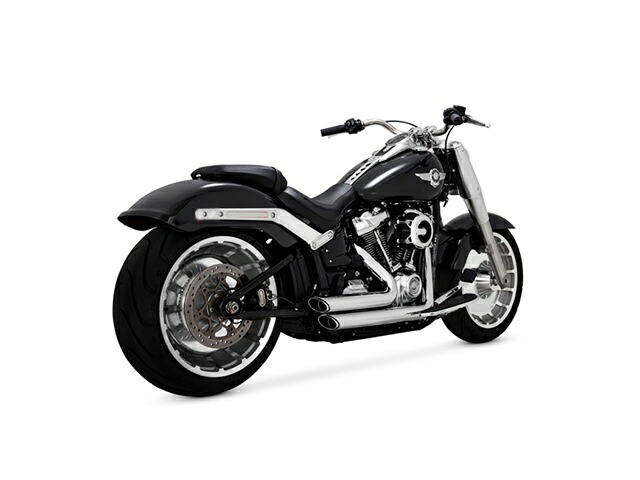 バンスアンドハインズ ShortShots Staggered PCX ショートショットスタッガード クローム マフラー FXBR(S)/FLFB(S)/FXDRS 18-22 1800-2594