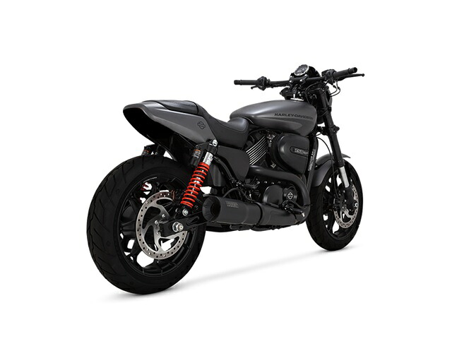 バンスアンドハインズ Hi-Output ハイアウトプット スリップオン ブラック マフラー STREET750/STREET ROD 15-20 1801-1233|OCC netshop