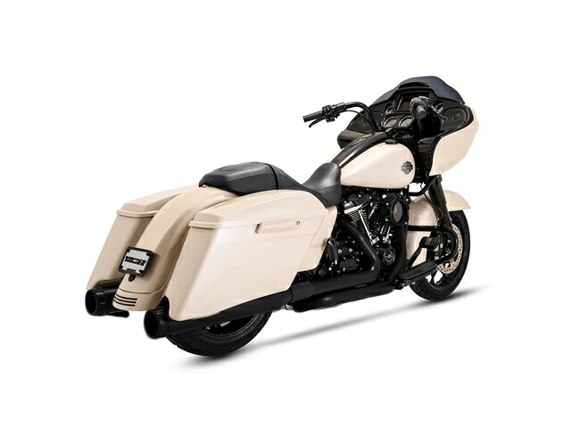 バンスアンドハインズ Dresser Duals PCX ドレッサーデュアル ヘッドパイプ ブラック マフラー TOURING(M8) 17-22 47351|OCC netshop