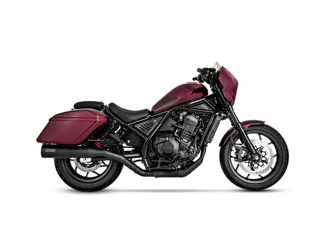 バンスアンドハインズ Hi-Output ハイアウトプット スリップオン マットブラック マフラー Rebel 1100T/DCT 23 48427｜OCC　netshop