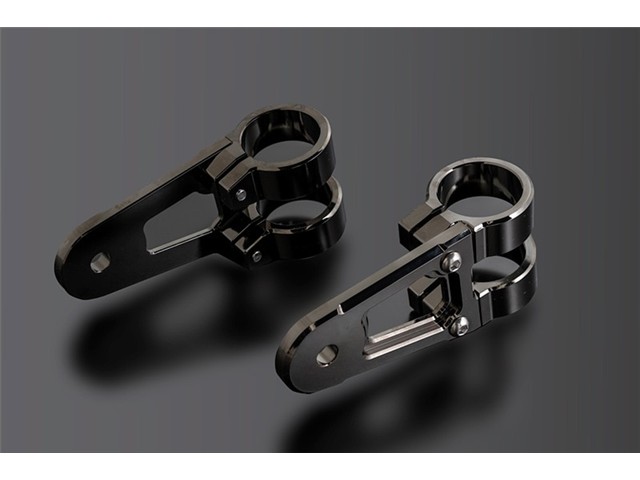在庫有り PMC ピーエムシー DRAFT 漆黒メッキ ビレット ライトステ- 38mm 133-5202