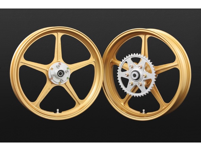 要納期確認 PMC ピーエムシー SWORD HERITAGE (CB750/900/1100F・ゴールド/フロント(2.75-18) 121-545/1