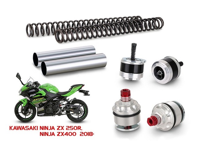 要納期確認 YSS ワイエスエス PMC ピーエムシー Ninja250 (EX250P/EX250Y) '18- / Ninja400 (EX400G/EX400L) '18- FORK UPGRADE 123-00005
