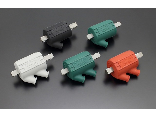 要納期確認 PMC ピーエムシー DYNAイグニッションコイル 3.0Ω シングルアウト【グリーン】1個 11DC3-11
