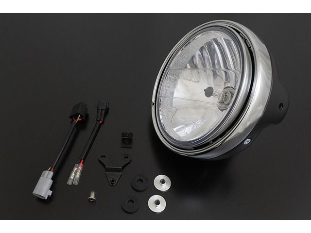 要納期確認 PMC ピーエムシー Z650RS マルチリフレクタークリアヘッドライトブラック 199-4052