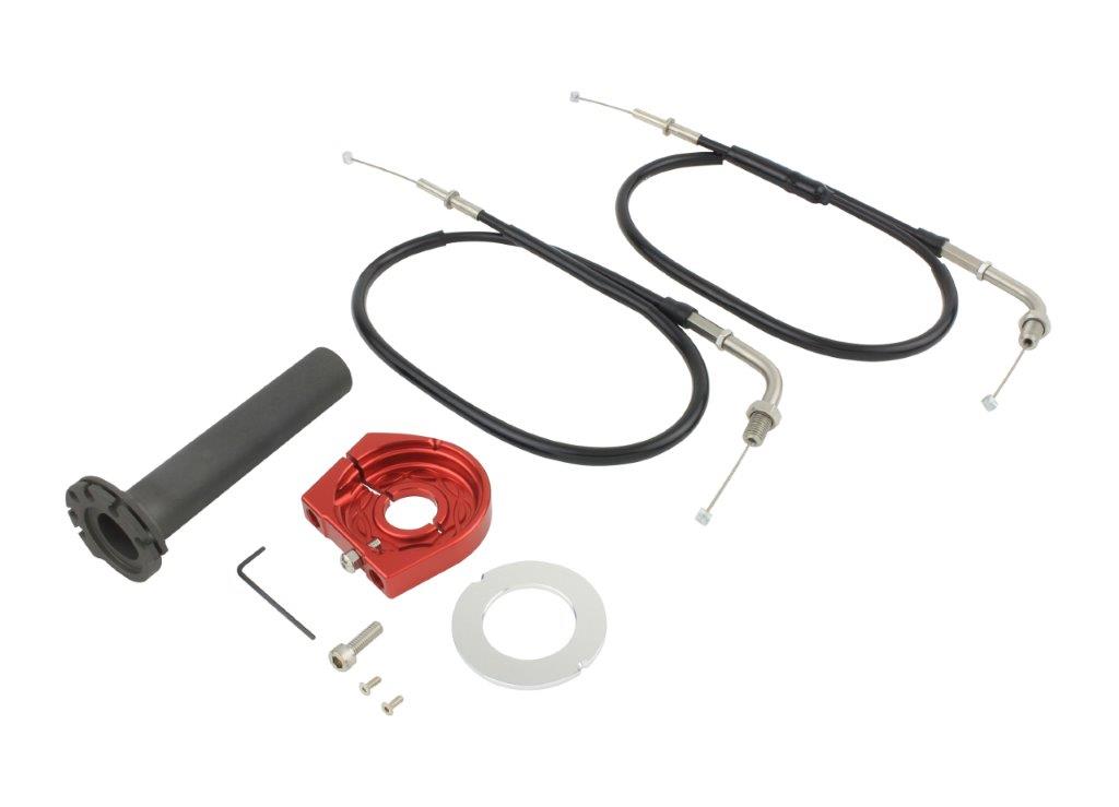 4営業日後 予定 POSH Faith ポッシュ フェイス スムーススリムラインハイスロットルキット レッド NINJA250(2018-2019)/NINJA400(2018-2019) 135567-R1|OCC netshop