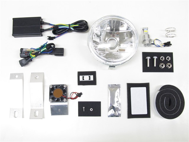 PROTEC プロテック LEDマルチリフレクターヘッドライトkit HONDA スーパーカブC125 ['18～ JA71 / JA58 / JA48]用 LBH-H25 6000K 64012-60