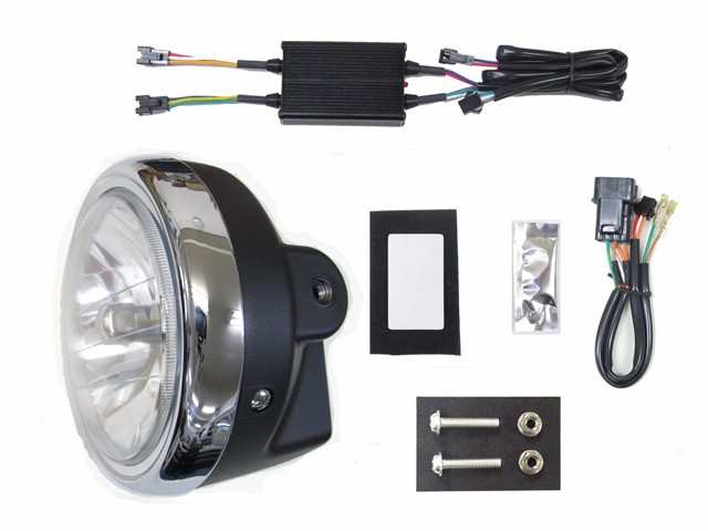 PROTEC プロテック LEDマルチリフレクターヘッドライトkit YAMAHA XSR155 / XSR125 ABS['24～ 8BJ-RE46J]用 LBH-Y02 3000K 64022-30