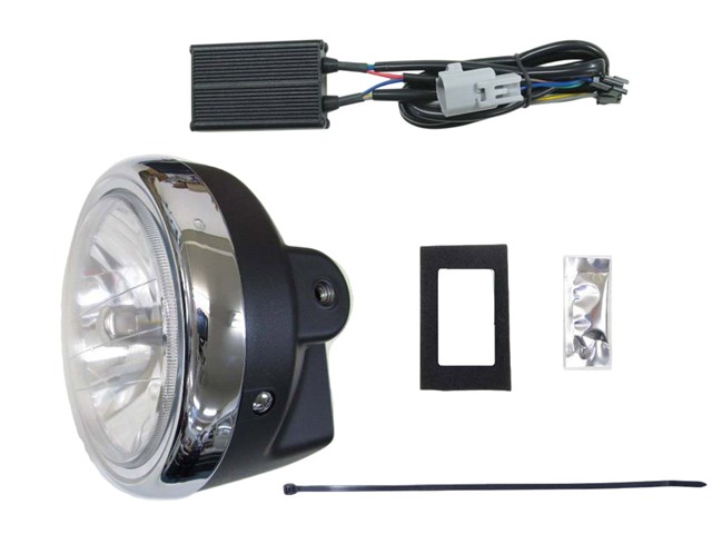 PROTEC プロテック LEDマルチリフレクターヘッドライトkit Kawasaki W230 / MEGURO S1 ['25～ 8BL-BJ230A]用 LBH-K06 3000K 64026-30｜OCC　netshop