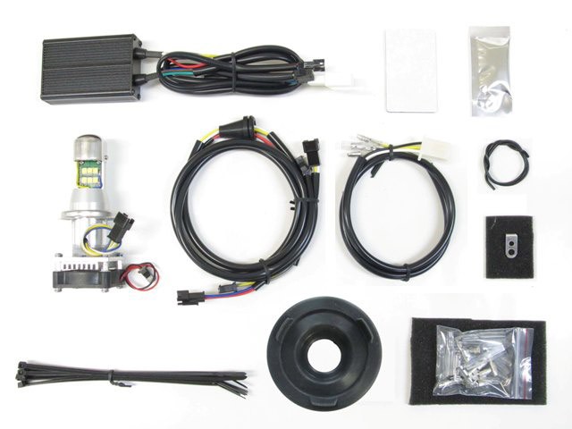PROTEC プロテック LEDヘッドライトバルブキット H4 Hi/Lo ハーレー Sportstar専用 LB4-XL6 6000K 65050-60