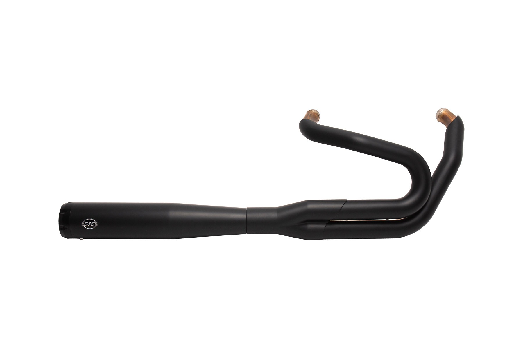 S&S Cycle エスアンドエスサイクル SUPERSTREET2-1+CAT BLK M8 SOFTAIL 18-20 550-0789B