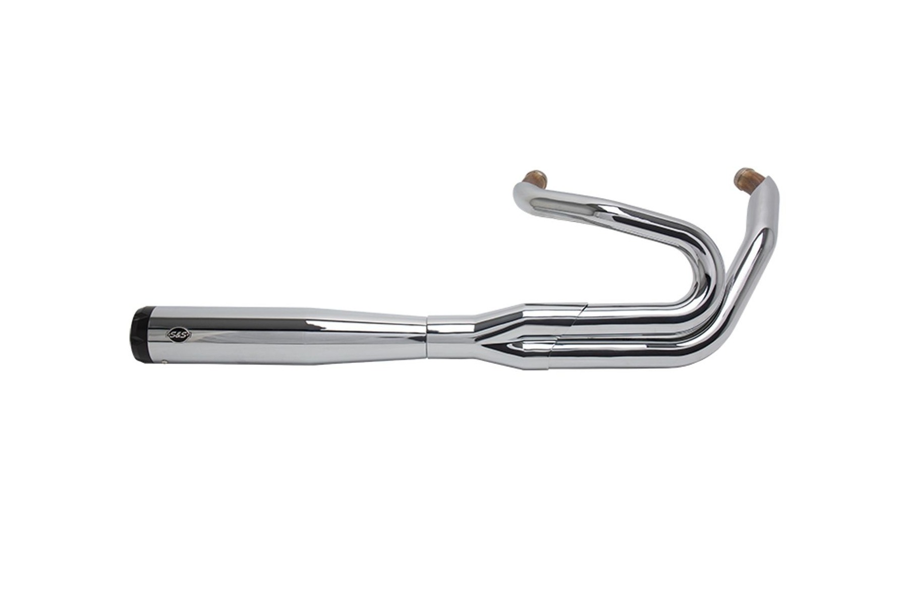 S&S Cycle エスアンドエスサイクル SUPERSTREET 2-1 スーパーストリート クローム M8 ソフテイル 18-20 550-0790