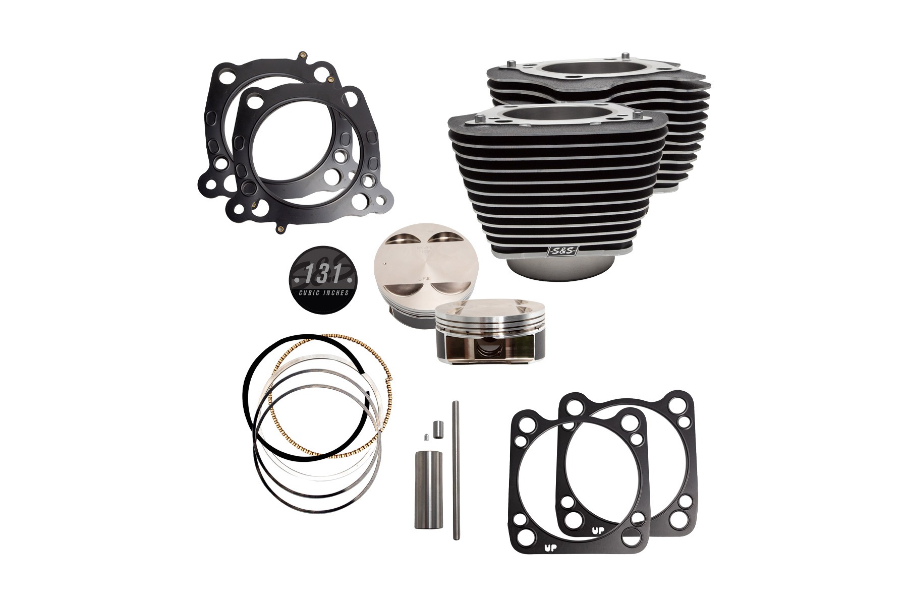 S&S Cycle エスアンドエスサイクル 131シリンダーピストンキットBK w/H/L M8エンジン 17-21 910-0762|OCC netshop