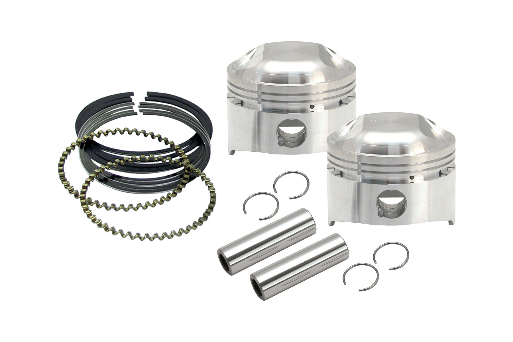 S&S Cycle エスアンドエスサイクル STD鍛造ピストンセット LOW COMP BT 79-84 106-5511