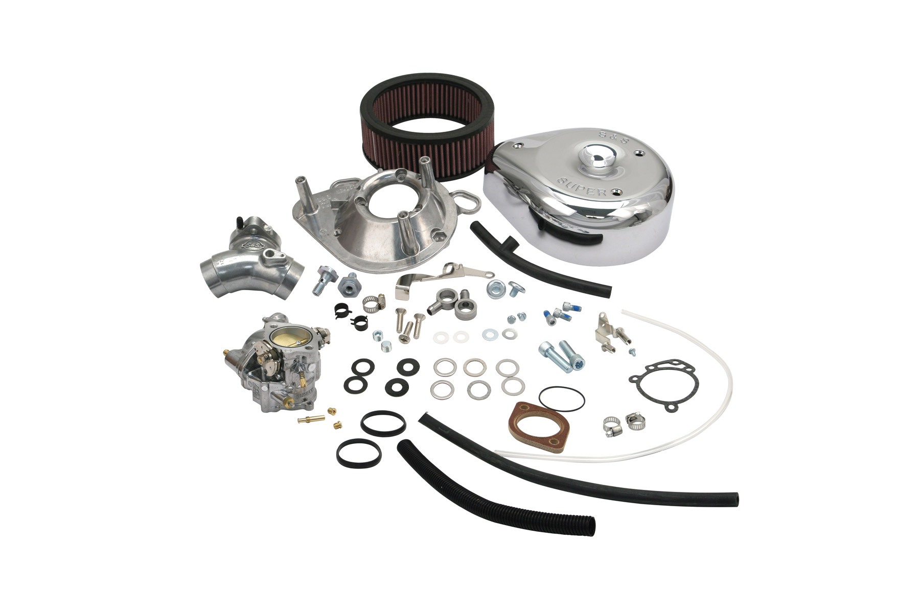 S&S Cycle エスアンドエスサイクル スーパーE コンプリートキャブレターキット ビッグツイン 99-05 11-0450