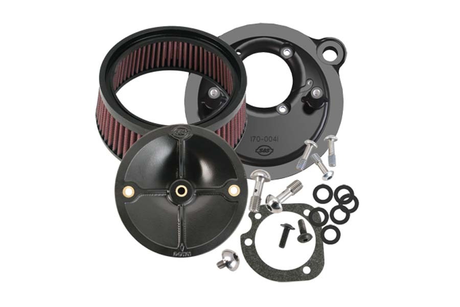 S&S Cycle エスアンドエスサイクル ステルス エアクリーナーキット カバーナシ スポーツスター 91-22 170-0093｜OCC　netshop