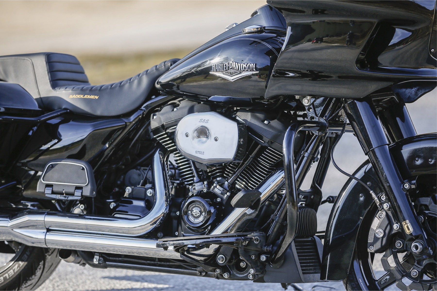 S&S Cycle エスアンドエスサイクル ステルス エアクリーナーキット トリビュート クローム ミルウォーキーエイト 17-23 170-0595A