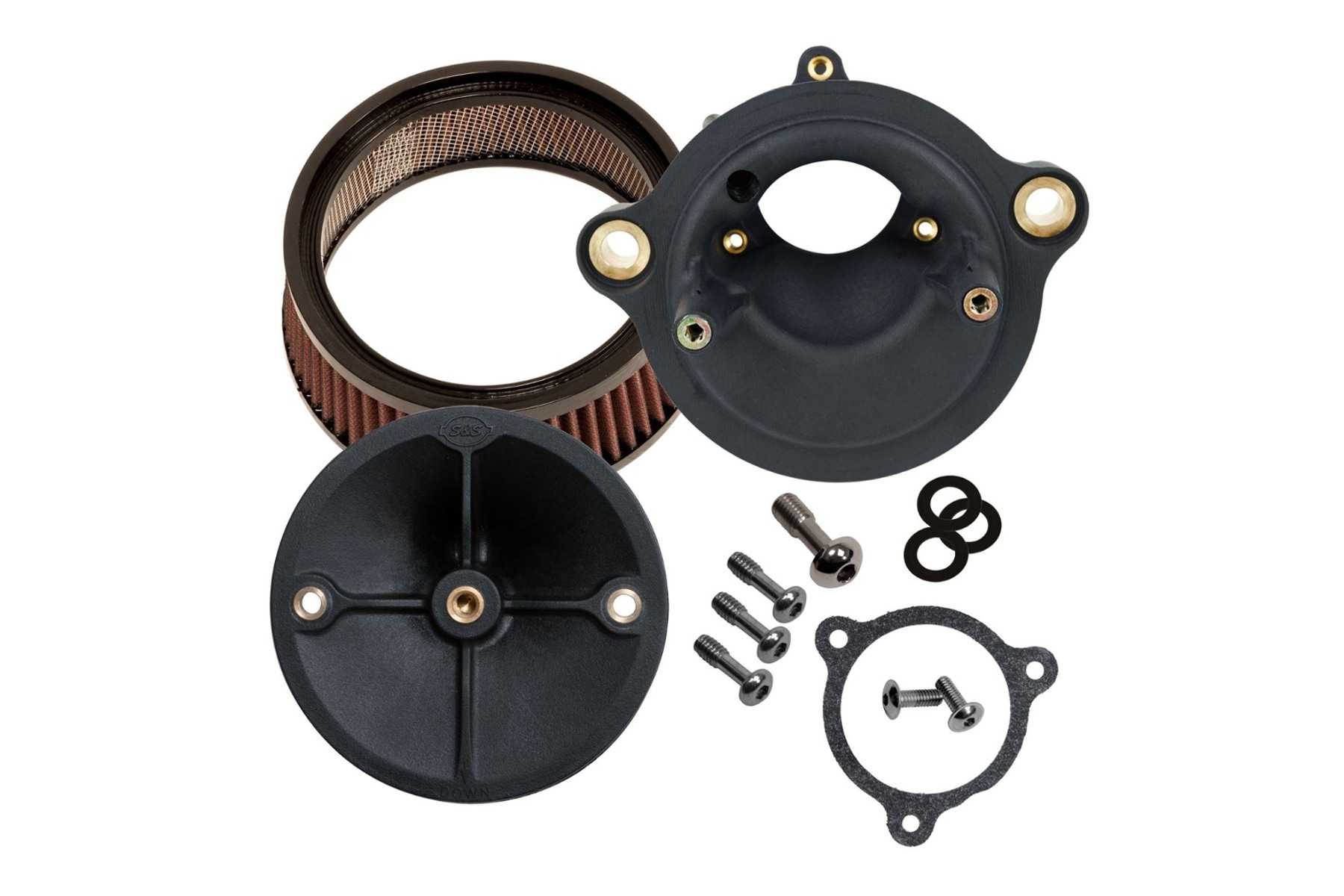S&S Cycle エスアンドエスサイクル ステルス エアクリーナーキット カバーナシ ミルウォーキーエイトVVT CVO 23-24 170-0803|OCC netshop