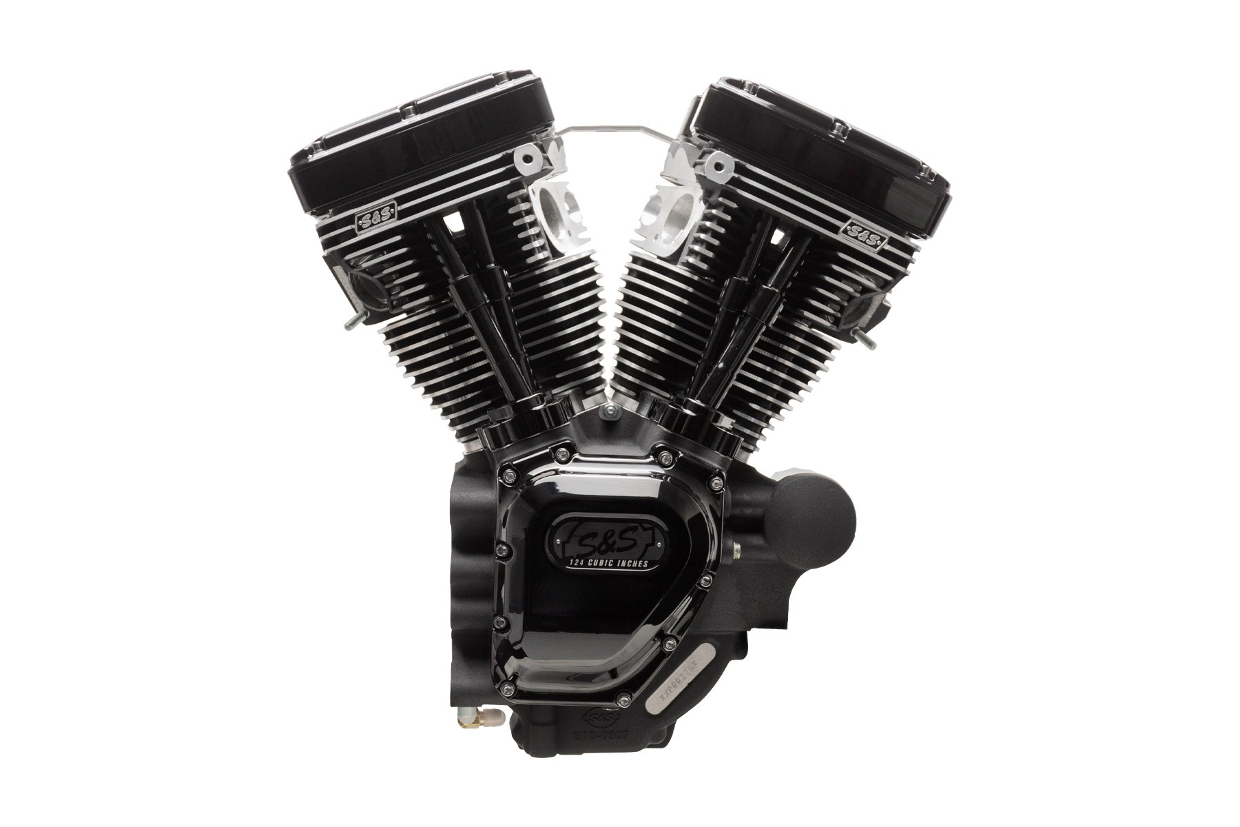 S&S Cycle エスアンドエスサイクル T124 エンジンASSY BLK.ED DYNA 06-17 310-0900A
