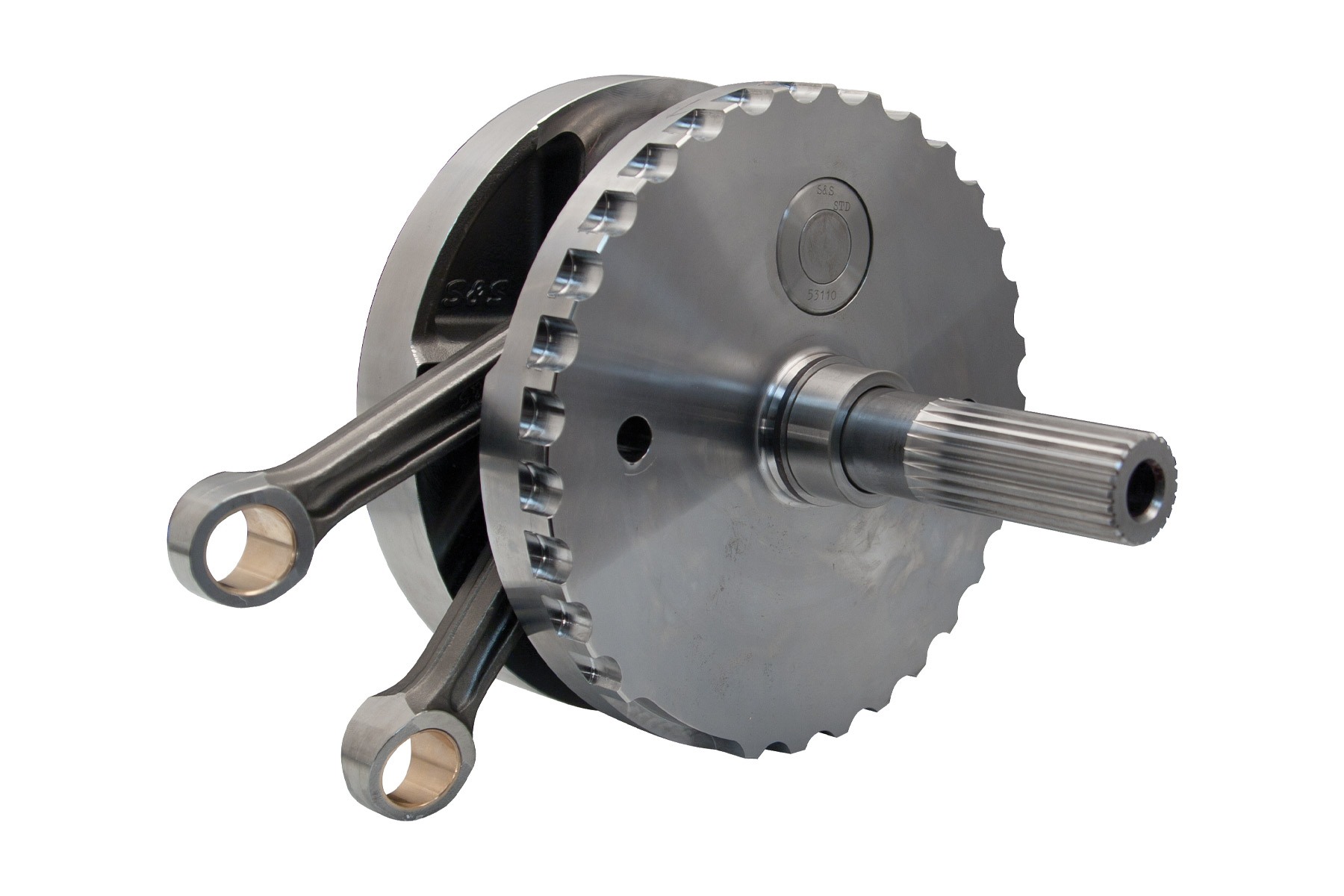 S&S Cycle エスアンドエスサイクル FLYWHEEL ASSY　4-3/8 TWIN CAM 07-17 320-0352｜OCC　netshop