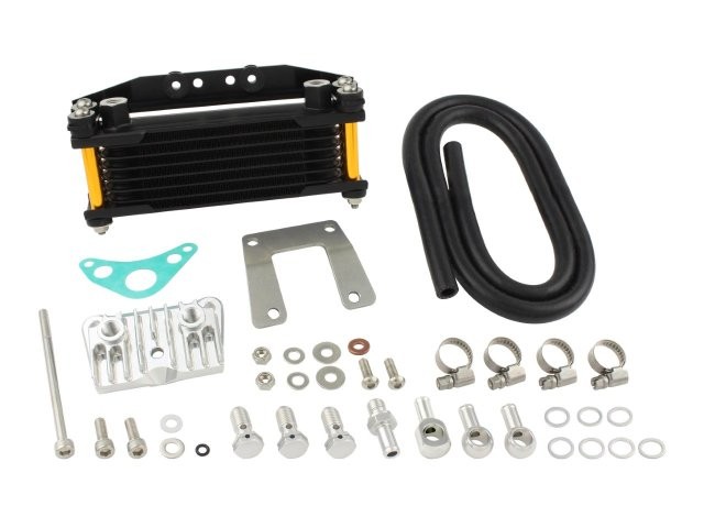 SHIFT UP シフトアップ モンキー／ゴリラ オリジナル オイルクーラーKIT コア8段 ヘッドボトムマウント 取り出し付き 215247-64