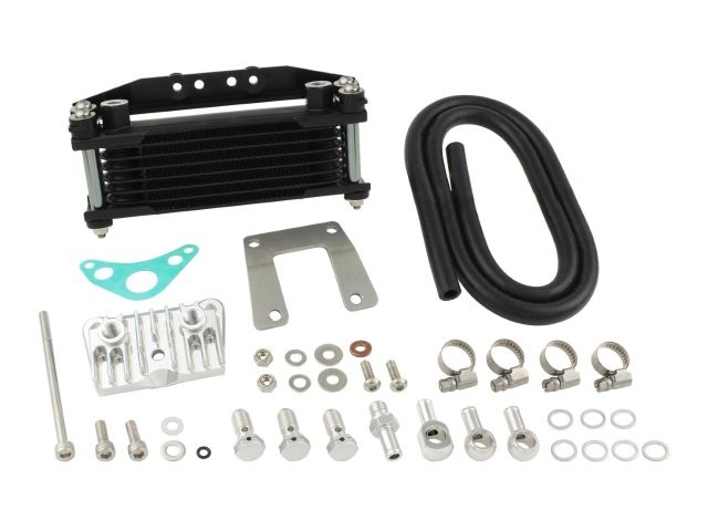SHIFT UP シフトアップ モンキー／ゴリラ オリジナル オイルクーラーKIT コア8段 ヘッドボトムマウント 取り出し付き 215247-69