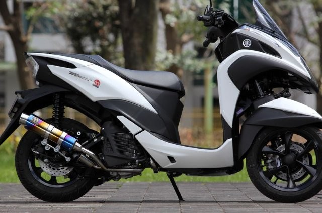 Sptadao SP忠男 YAMAHA TRICITY125( 18 ) POWER BOX FULL S チタンブルー TR1-PB-12