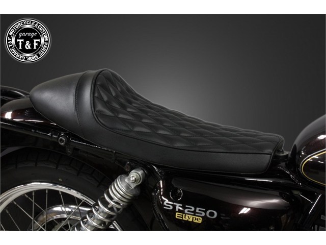 在庫有り Garage T&F ティーアンドエフ ST250E カフェシート(ダイヤ) 7120331|OCC netshop