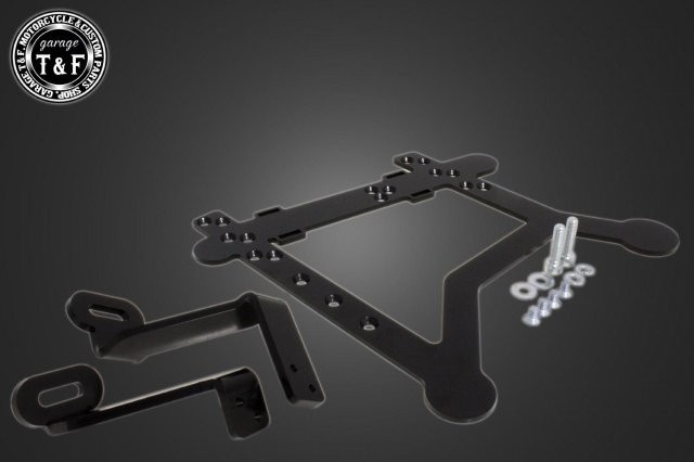 在庫有り Garage T&F ティーアンドエフ レブル250　純正&コンバットリアフェンダー用サドルバックサポートステー 8020702