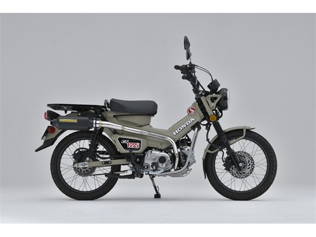 Yamamoto ヤマモトレーシング マフラー CT125・ハンターカブ SUS アルミプレス ブラック 2020年～2021年 10134-71APB