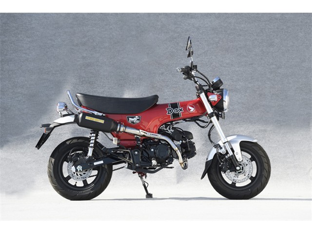 Yamamoto ヤマモトレーシング マフラー DAX125 TI UP-TYPE プレスサイレンサー ブラック 2022年～2023年 10136-71APB