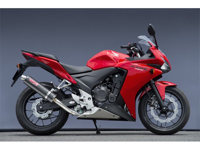 Yamamoto ヤマモトレーシング マフラー 13～15 CBR400R SUS SLIP-ON カーボン 2013年～2015年 10415-01NCB