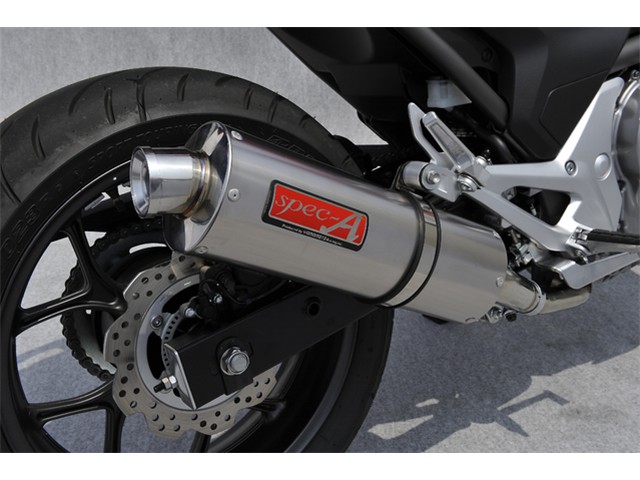 Yamamoto ヤマモトレーシング マフラー 14～15 NC750X/S/インテグラ SLIP-ON オーバル 2014年～2015年 10754-01NOB