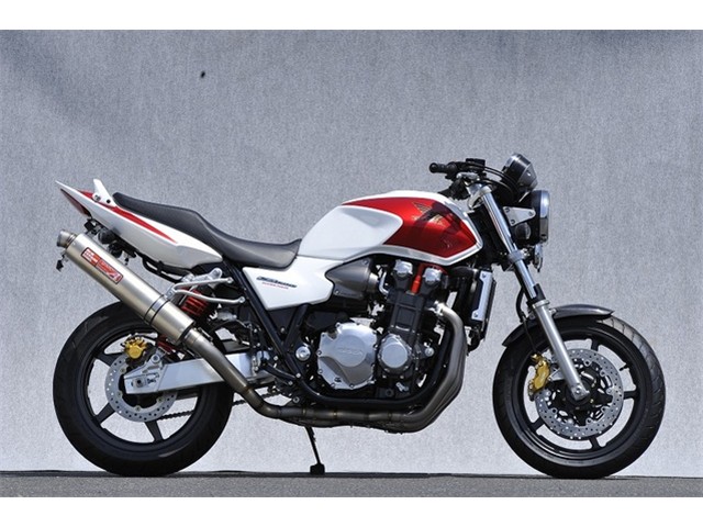 Yamamoto ヤマモトレーシング マフラー CB1300SF/SB TI4-2-1 UP-TYPE チタン 2008年～2013年 11306-21TTR