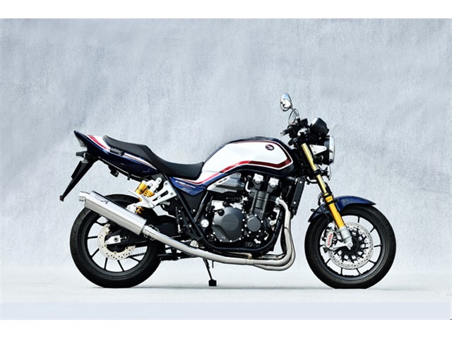 Yamamoto ヤマモトレーシング マフラー 21～ CB1300SF（8BL） TI4-1 DOWN チタン 2021年～ 11321-11TTN