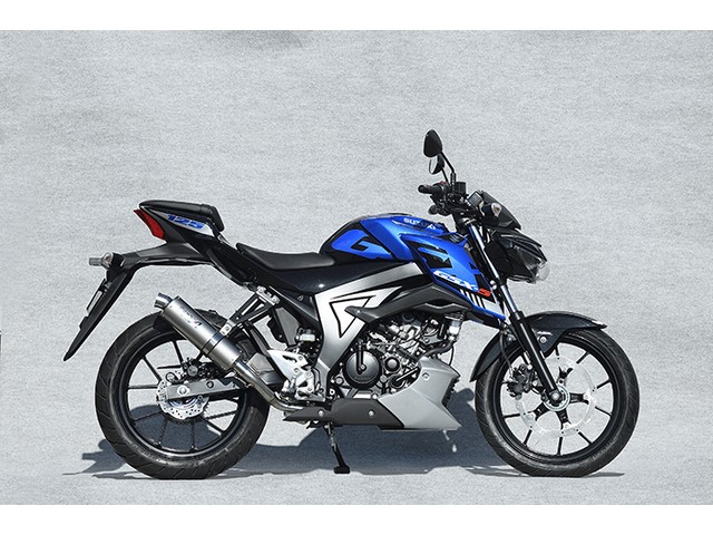 Yamamoto ヤマモトレーシング マフラー 22～ GSX-S/R125（8BJ） SUS UP-TYPE チタン 2022年～ 30126-71STC